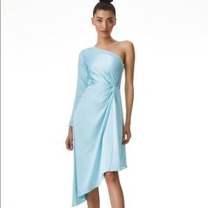 Dora Asymmetrical Off-the-Shoulder Dress